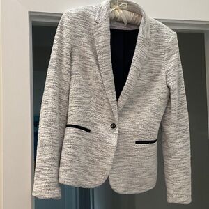 Tommy Hilfiger Women's Textured Gray Blazer